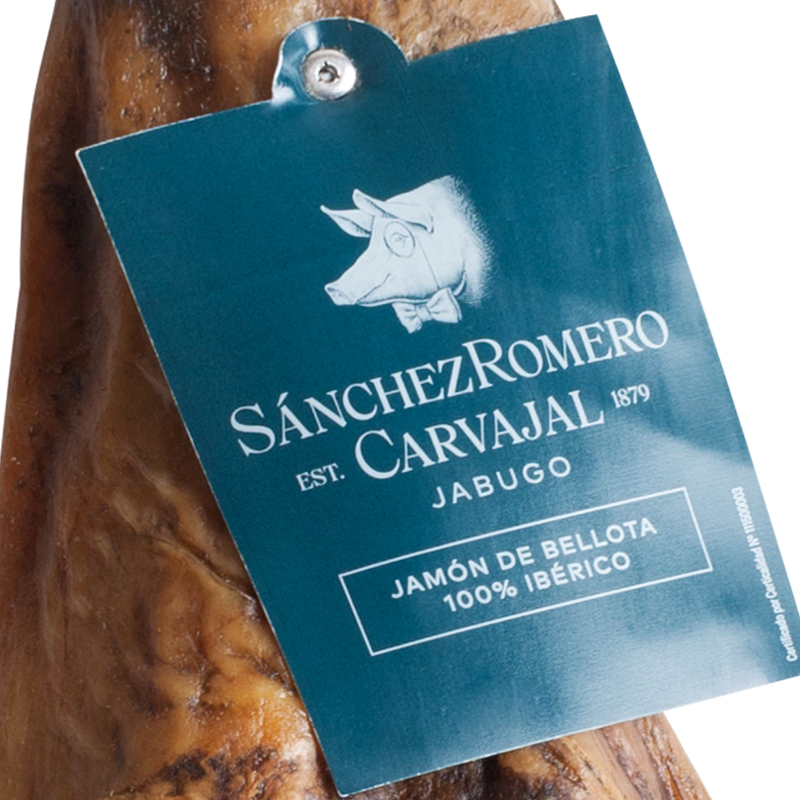 Jamón De Bellota 100 Ibérico Sánchez Romero Carvajal Pata Negra Jamón Y Paletilla