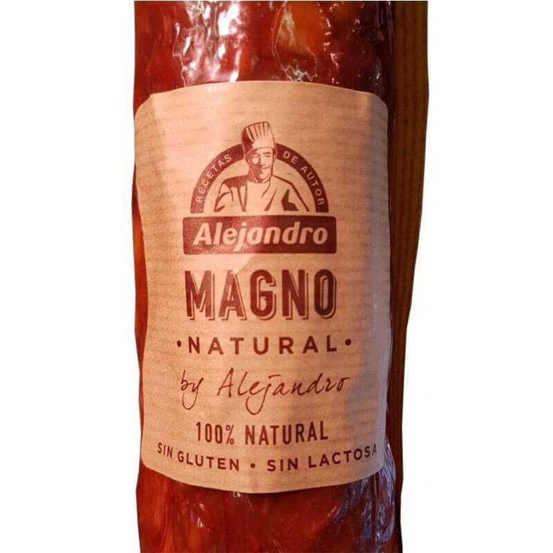 CHORIZO MAGNO NATURAL "ALEJANDRO" LA RIOJA (Dulce piezas 700 gramos aprox.)