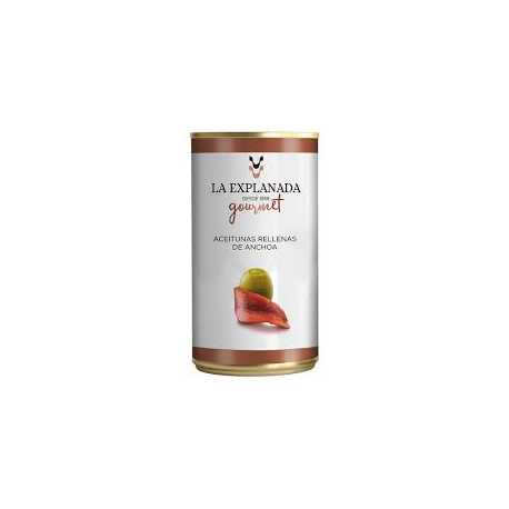 Aceitunas verdes rellenas de anchoa - Gourmet - 350 g