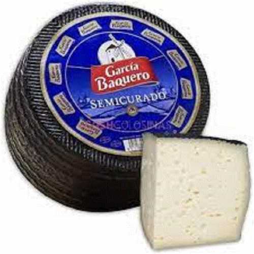 Fromage Semi-affiné García Baquero 1/4 de pièce entière 750-850gr. approximatif *****SANS TVA***** -4%