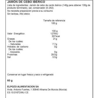 LONCHEADO IBERICO LEGADO Paleta de cebo 50% Ibérica - 15 sobres de 75 gramos- Maletin