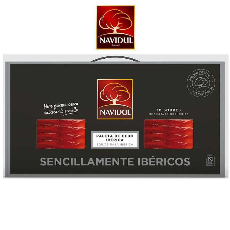 MALETIN PALETA IBERICA "NAVIDUL" 10 sobres de 70 grs.