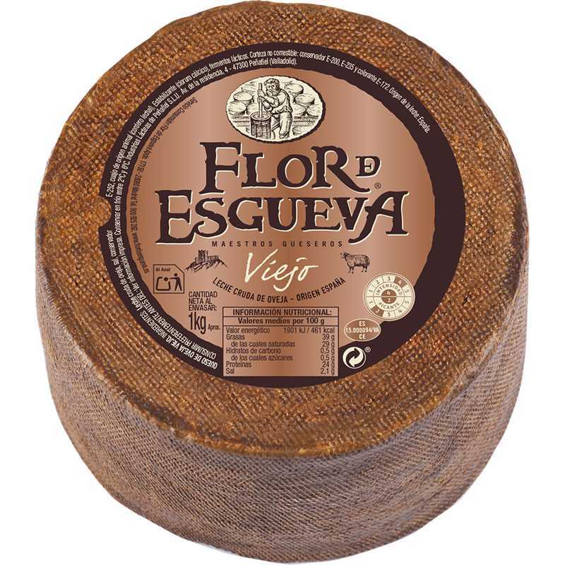 Fromage Flor de Esgueva Viejo Pur de Brebis MINI pièce entière de 1Kg.