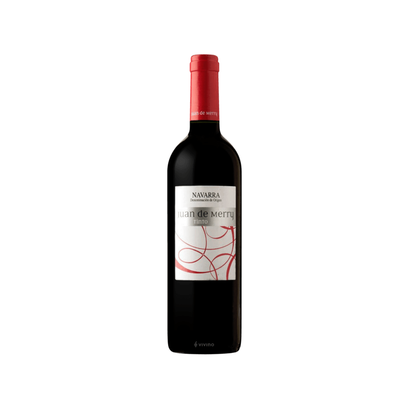 Vino Tinto 100% Tempranillo D. O. Navarra Juan de Merry CAJA 12 BOTELLAS