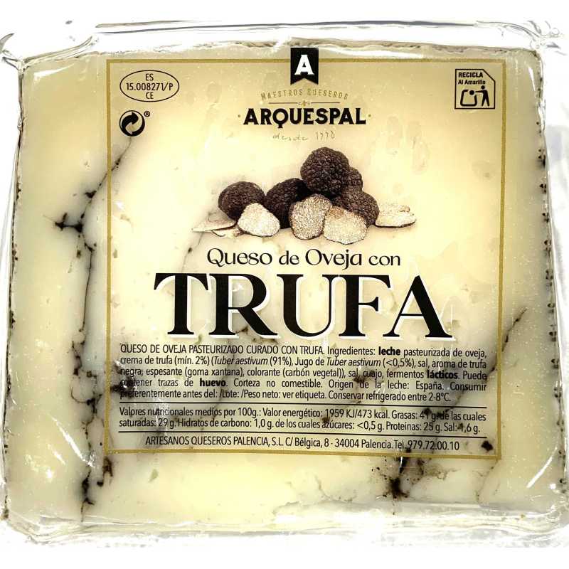 COIN DE FROMAGE DE BREBIS À LA TRUFFE 200 grammes