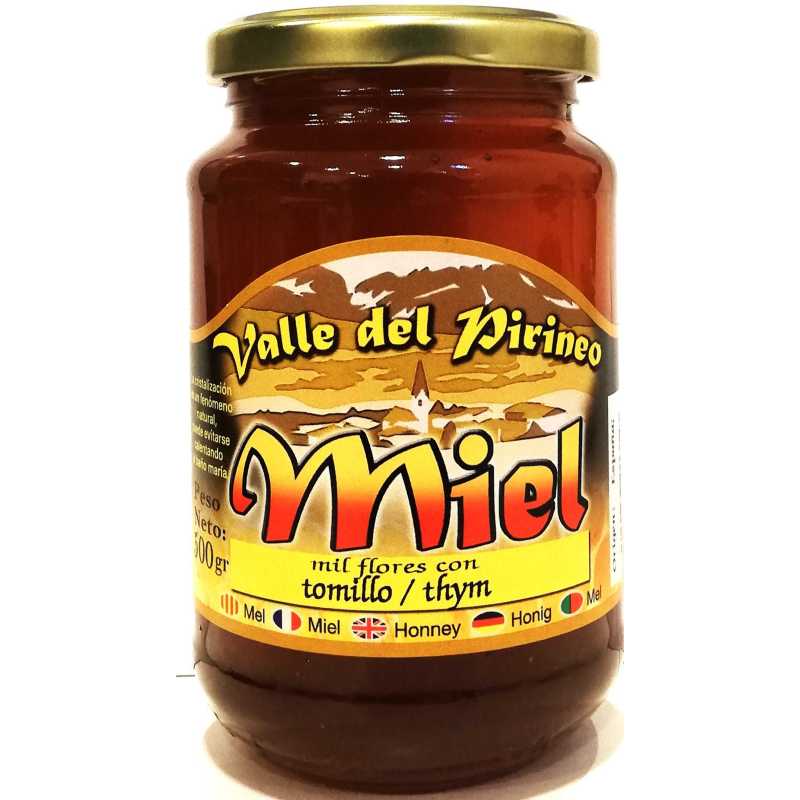 MIEL VALLEE DES PYRENEES - THYM - 500 grs. PRODUIT D'ESPAGNE