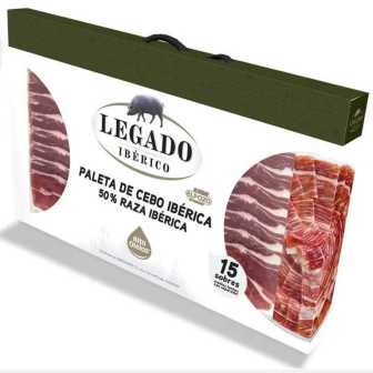 MALETTE DE JAMBON IBÉRIQUE TRANCHÉ "LEGADO" 15 sachets