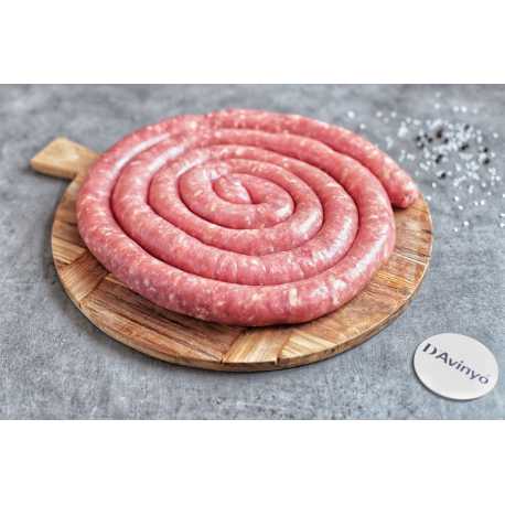 Butifarra Longaniza Fresca D´Avinyó Rosca Elaboración Artesanal Bandeja 1,5kg. Aprox.