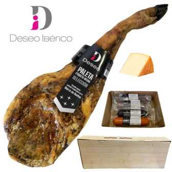 Acheter Lot Ibérique Premium avec Épaule Ibérique 4'5 à 5 kgs et Charcuteries