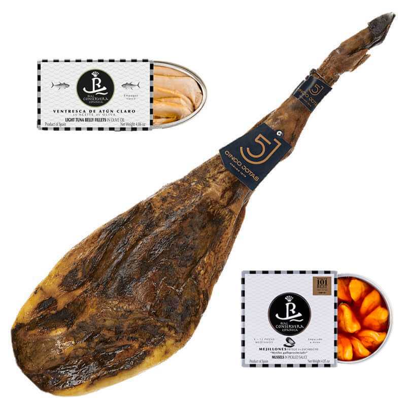 Offre Jambon De Bellota 100% Ibérique 5 Jotas Pata Negra Jabugo