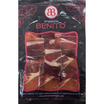 Lot 20 Enveloppes Jambon de gland ibérique 50% Race ibérique Benito 100gr. Coupe au couteau