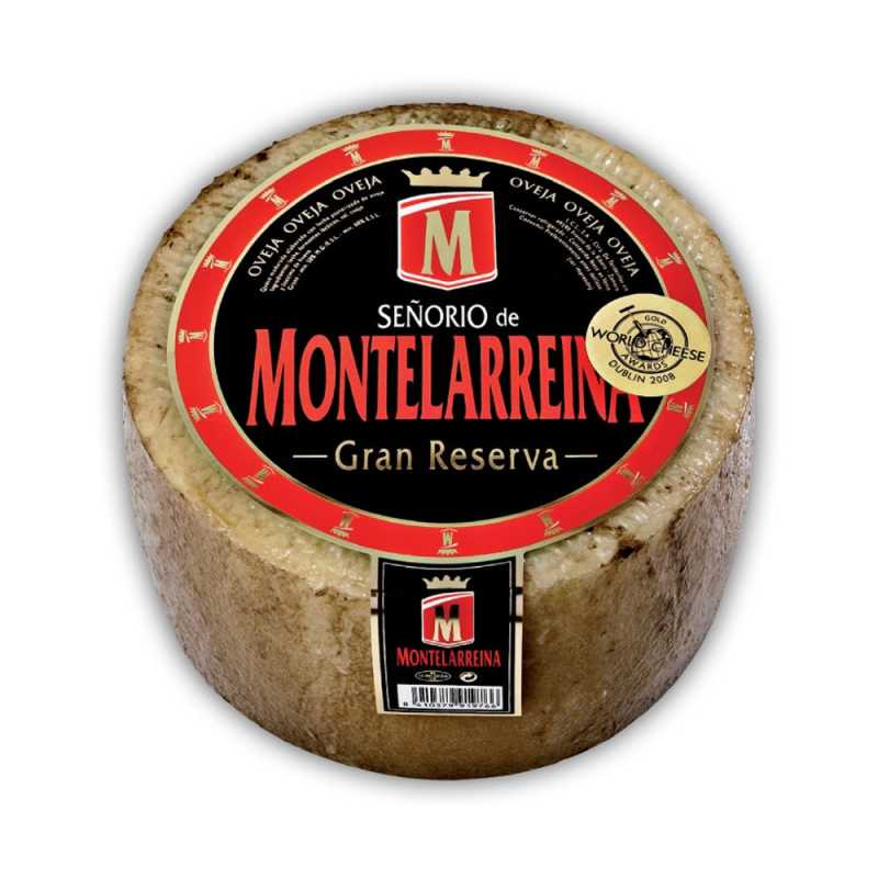 Fromage Pur de Brebis Seigneurie de Montelarreina Grande Réserve Pièce ENTIÈRE - 1/2 MOITIÉ OU 1/4 QUART DE PIÈCE